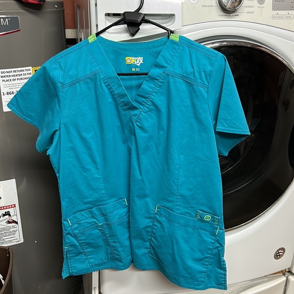 Teal green scrubs size M - Picture 6 of 16